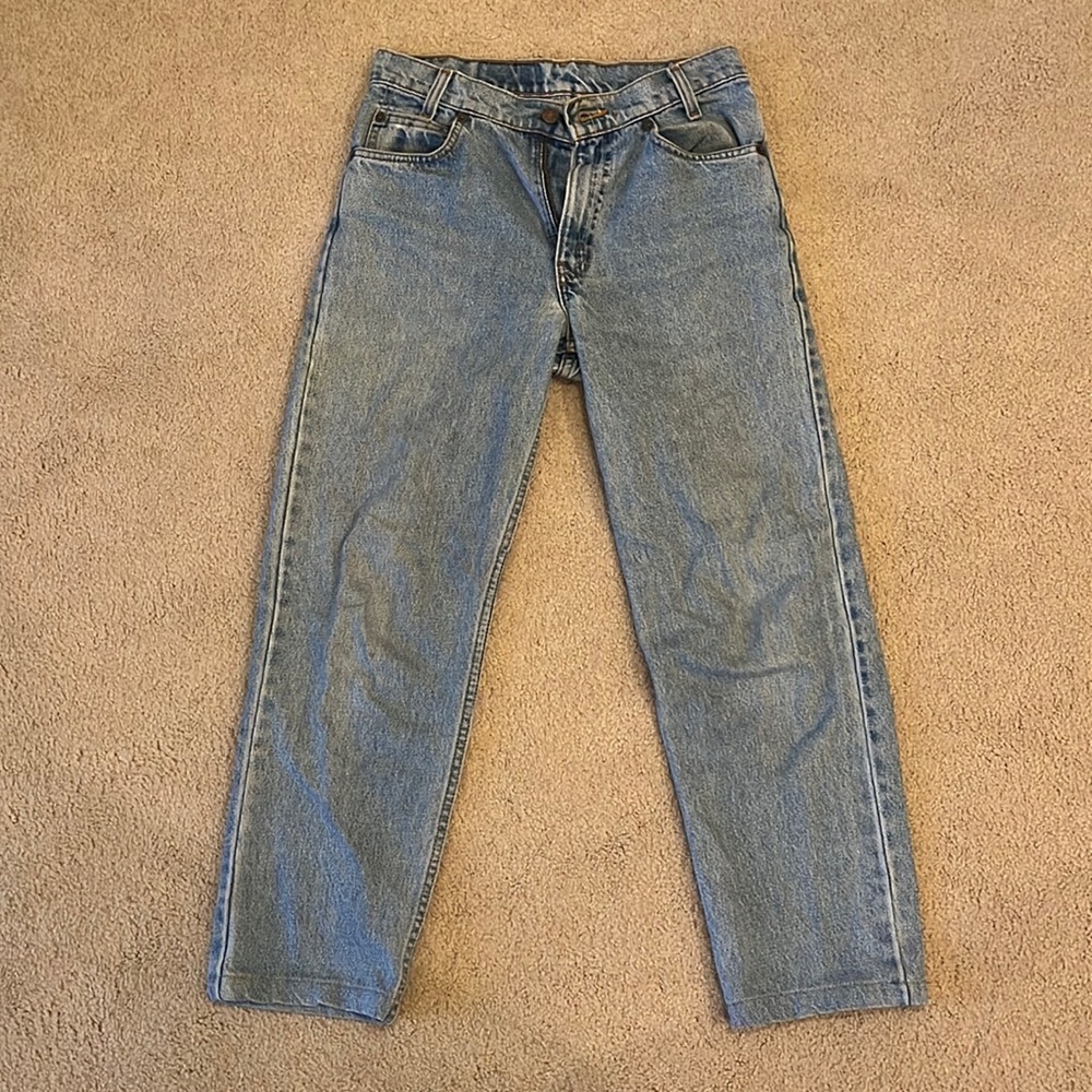 Vintage Levi’s 550 Orange Tab Jeans 28x30